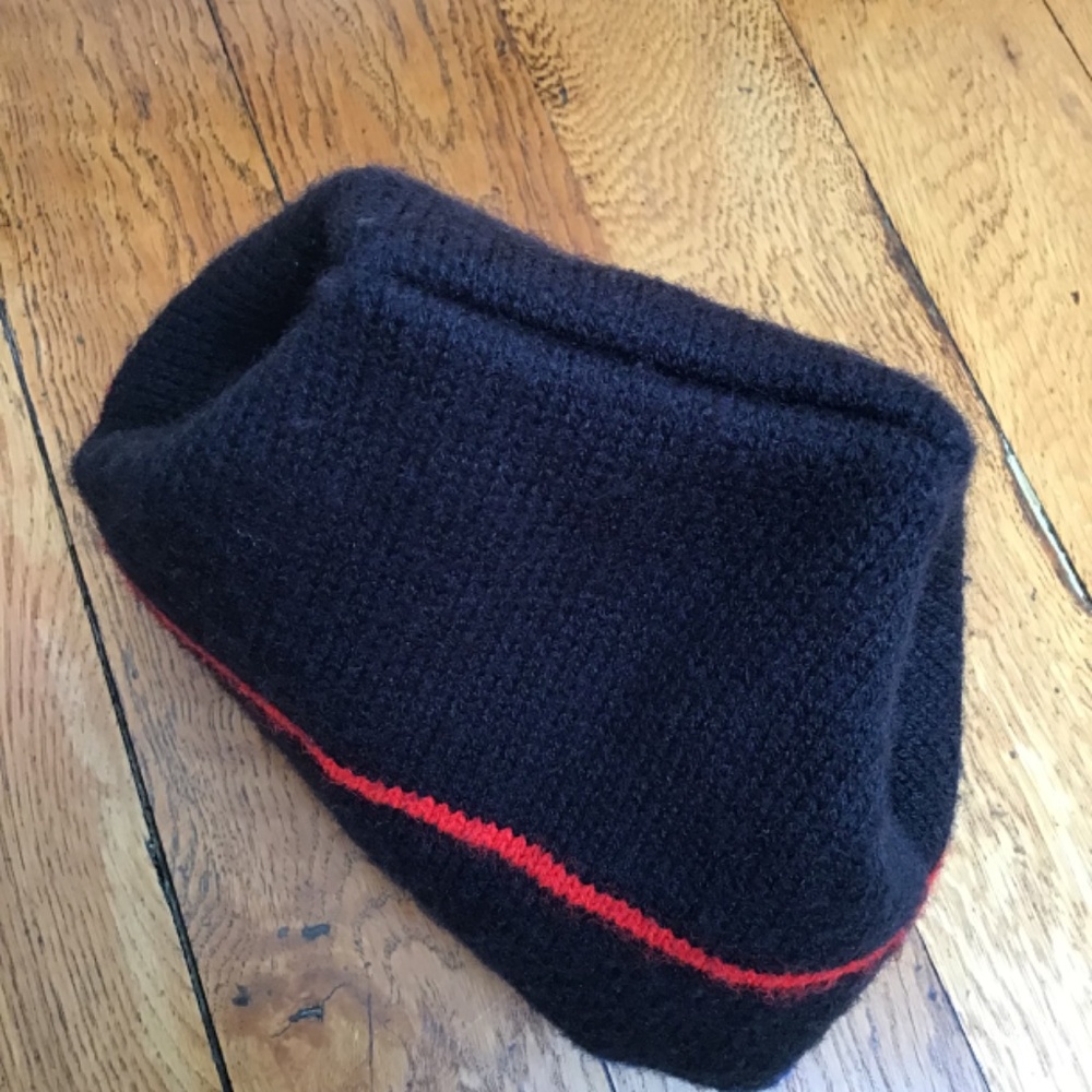 Wool Ski Hat Windproof Lined Euc Winter Beanie Sn… - image 7